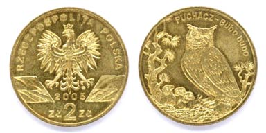 2 złote 2005 (Puchacz.)