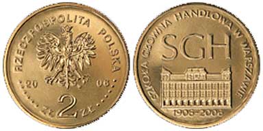 2 złote 2006 (Szkoła Główna Handlowa.)
