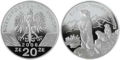 20 złotych 2006 (Świstak.)