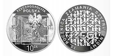 10 złotych 2007 (Enigma.)