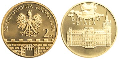 2 złote 2008 (Bielsko-Biała.)