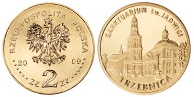 2 złote 2009 (Trzebnica – Sanktuarium św. Jadwigi.)